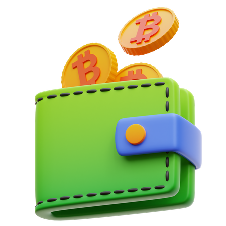 Bitcoin Wallet  3D Icon