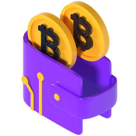 Bitcoin Wallet  3D Icon