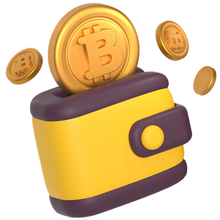 Bitcoin Wallet  3D Icon