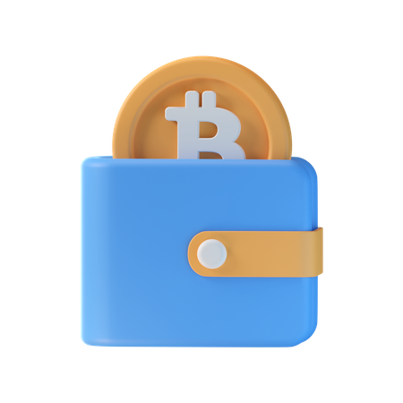 Bitcoin Wallet  3D Icon