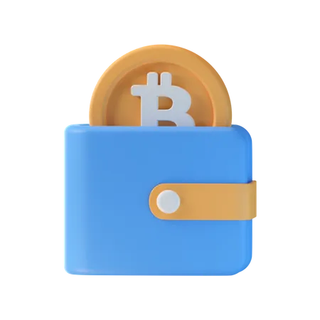 Bitcoin Wallet  3D Icon