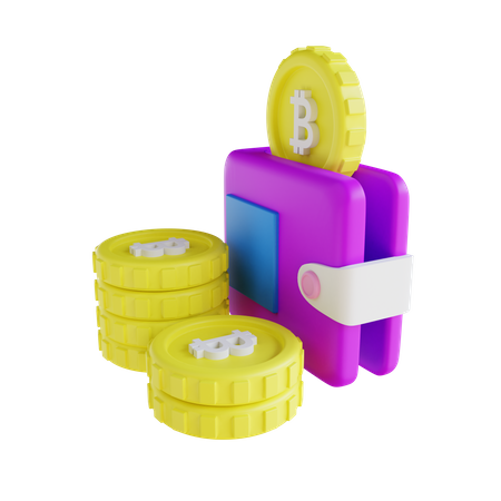 Bitcoin Wallet  3D Icon