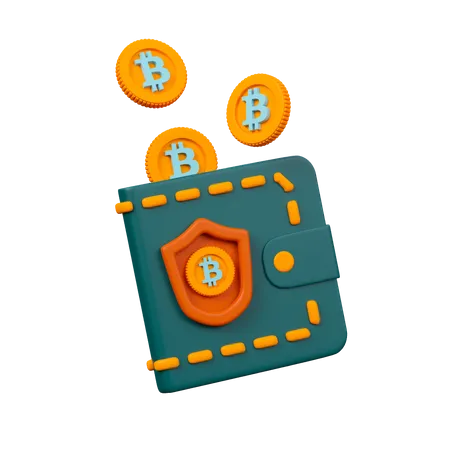 Cryptocurrency Wallet 3 D Icon 3D Icon