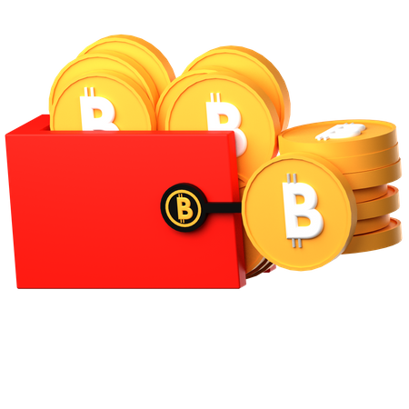 Bitcoin Wallet  3D Icon