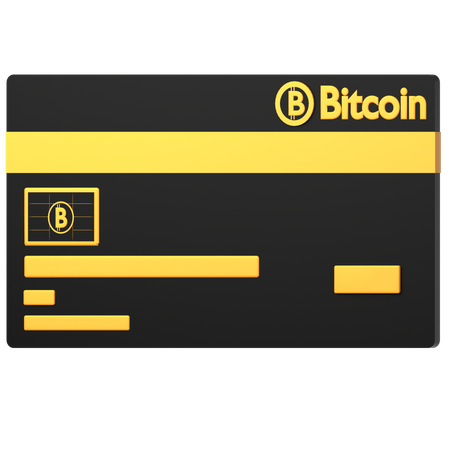 Bitcoin-Zahlung  3D Icon