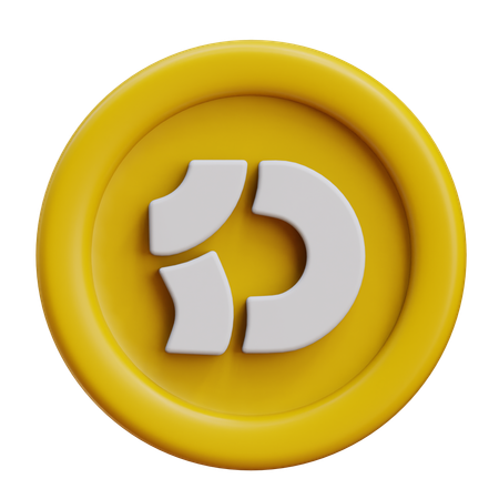 BitcoinDark  3D Icon