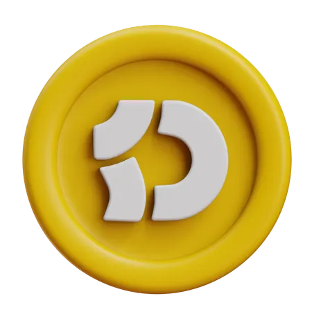 BitcoinDark  3D Icon