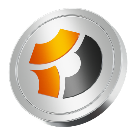 Bitcoindark Coin  3D Icon