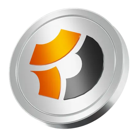 Bitcoindark Coin  3D Icon