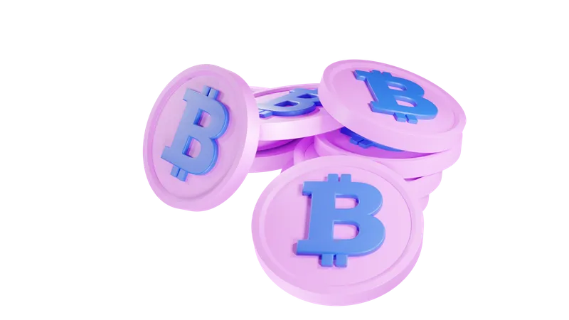 3 D Icon Bitcoin 3D Icon