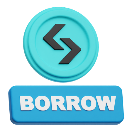 Bitget Borrow  3D Icon