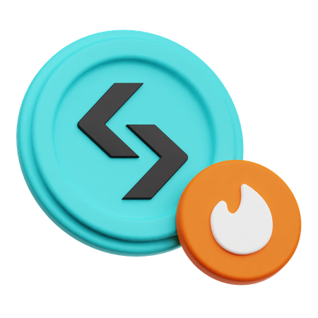Bitget Burn  3D Icon