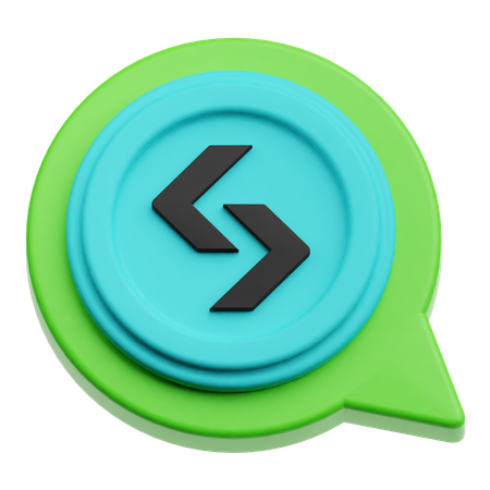 Bitget Chat  3D Icon