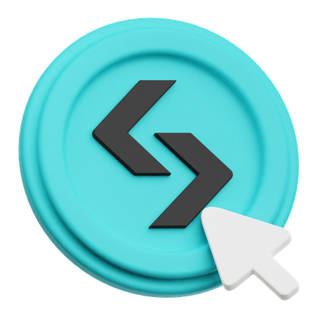 Bitget Click  3D Icon