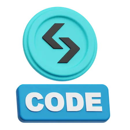 Bitget Code  3D Icon