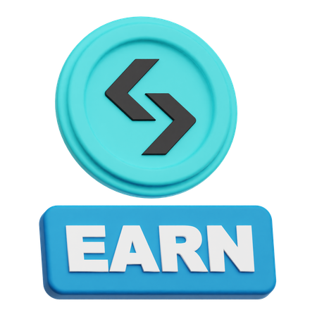 Bitget Earn  3D Icon