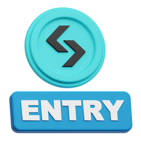 Bitget Entry  3D Icon