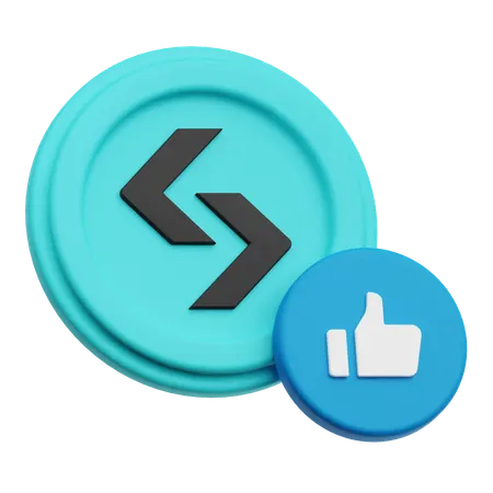 Bitget Like  3D Icon