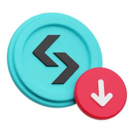 Bitget Loss  3D Icon