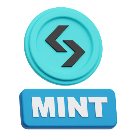 Bitget Mint  3D Icon