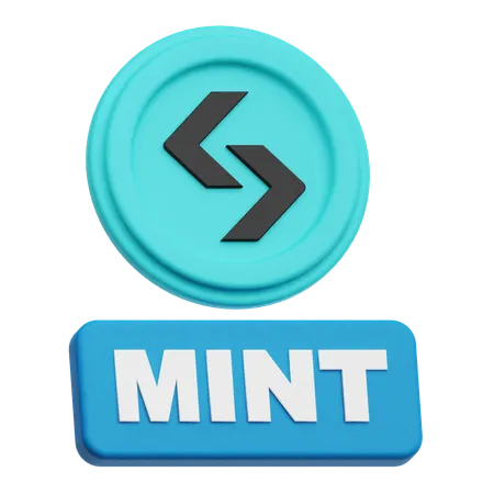 Bitget Mint  3D Icon