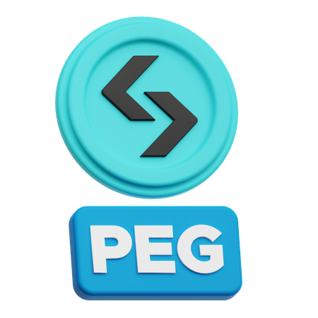 Bitget Peg  3D Icon