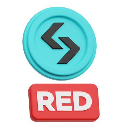 Bitget Red  3D Icon