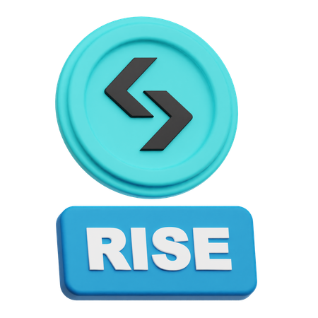 Bitget Rise  3D Icon