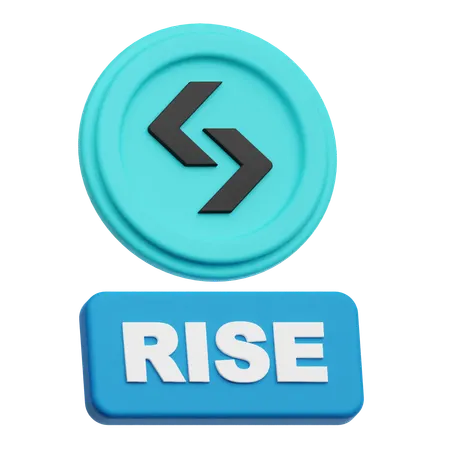 Bitget Rise  3D Icon