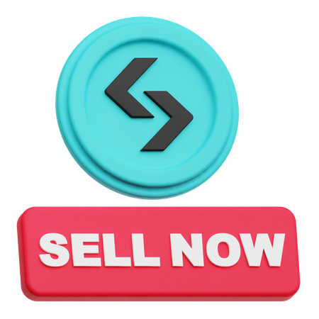 Bitget Sell Now  3D Icon