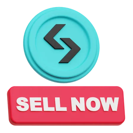 Bitget Sell Now  3D Icon