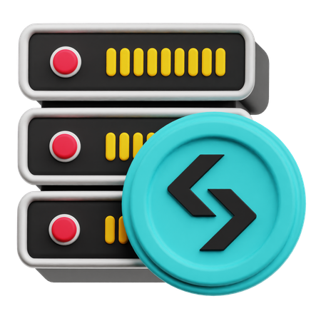 Bitget Server  3D Icon
