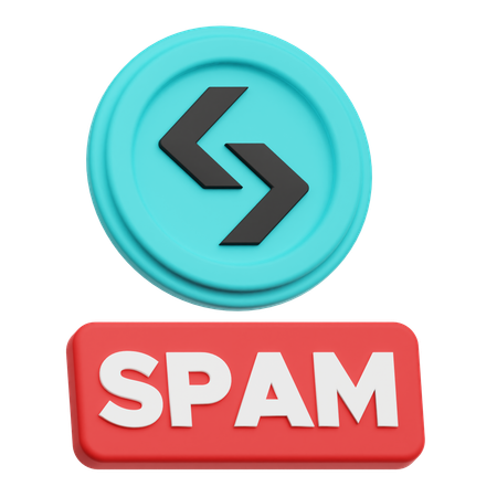 Spam bitget  3D Icon