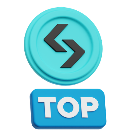 Bitget Top  3D Icon