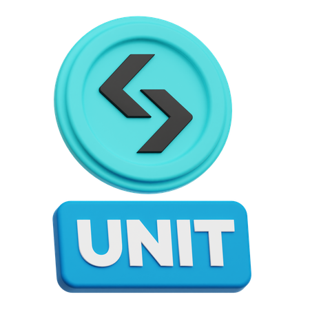 Unidade bitget  3D Icon