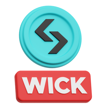 Bitget Wick  3D Icon