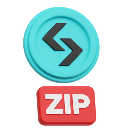 Bitget Zip  3D Icon