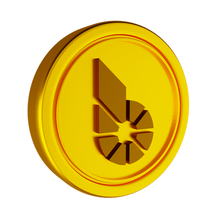 Moneda criptográfica bitshares  3D Icon