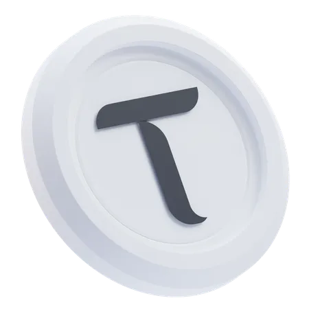 Criptomoneda Bittensor  3D Icon