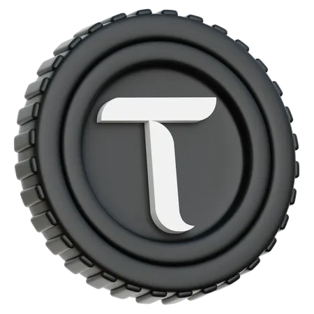 Bittensor TAO Coin  3D Icon