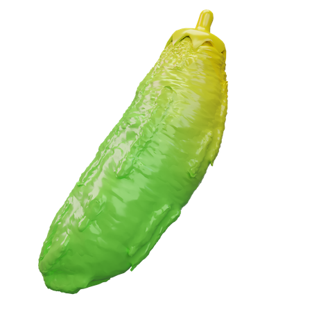 Bitter Gourd  3D Icon