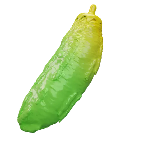 Bitter Gourd  3D Icon