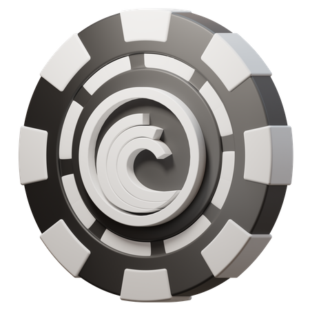 BitTorrent (BTT) Chip 3D Icon