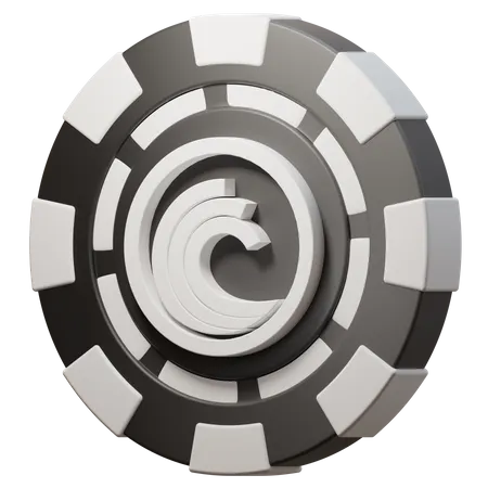 Chip BitTorrent (BTT)  3D Icon