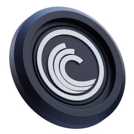 BitTorrent Cryptocurrency  3D Icon