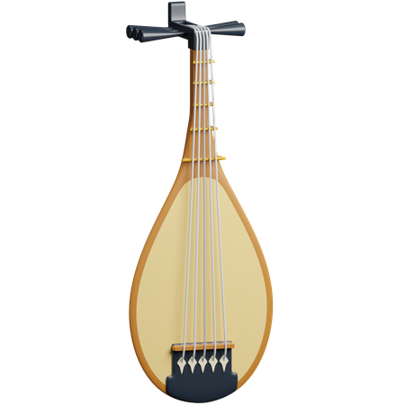 Biwa  3D Icon