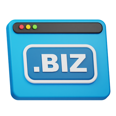 BIZ Domain  3D Icon