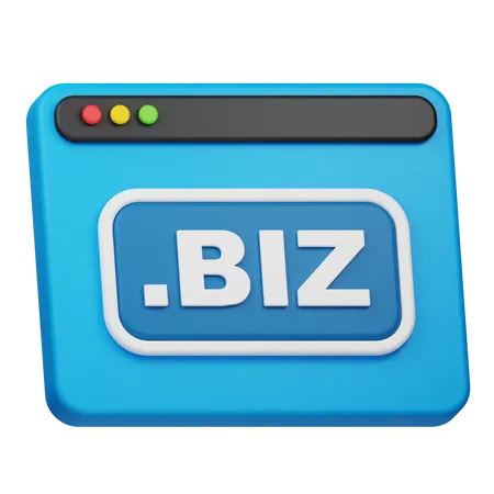 BIZ Domain  3D Icon