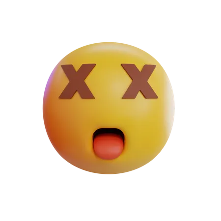 Emoji de ojo cruzado  3D Icon