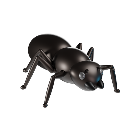 Black Ant  3D Icon